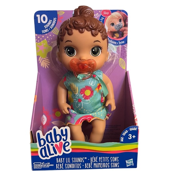 Baby Alive Baby Lil Sounds: Interactive Baby Doll; BNIOB - Picture 1 of 11